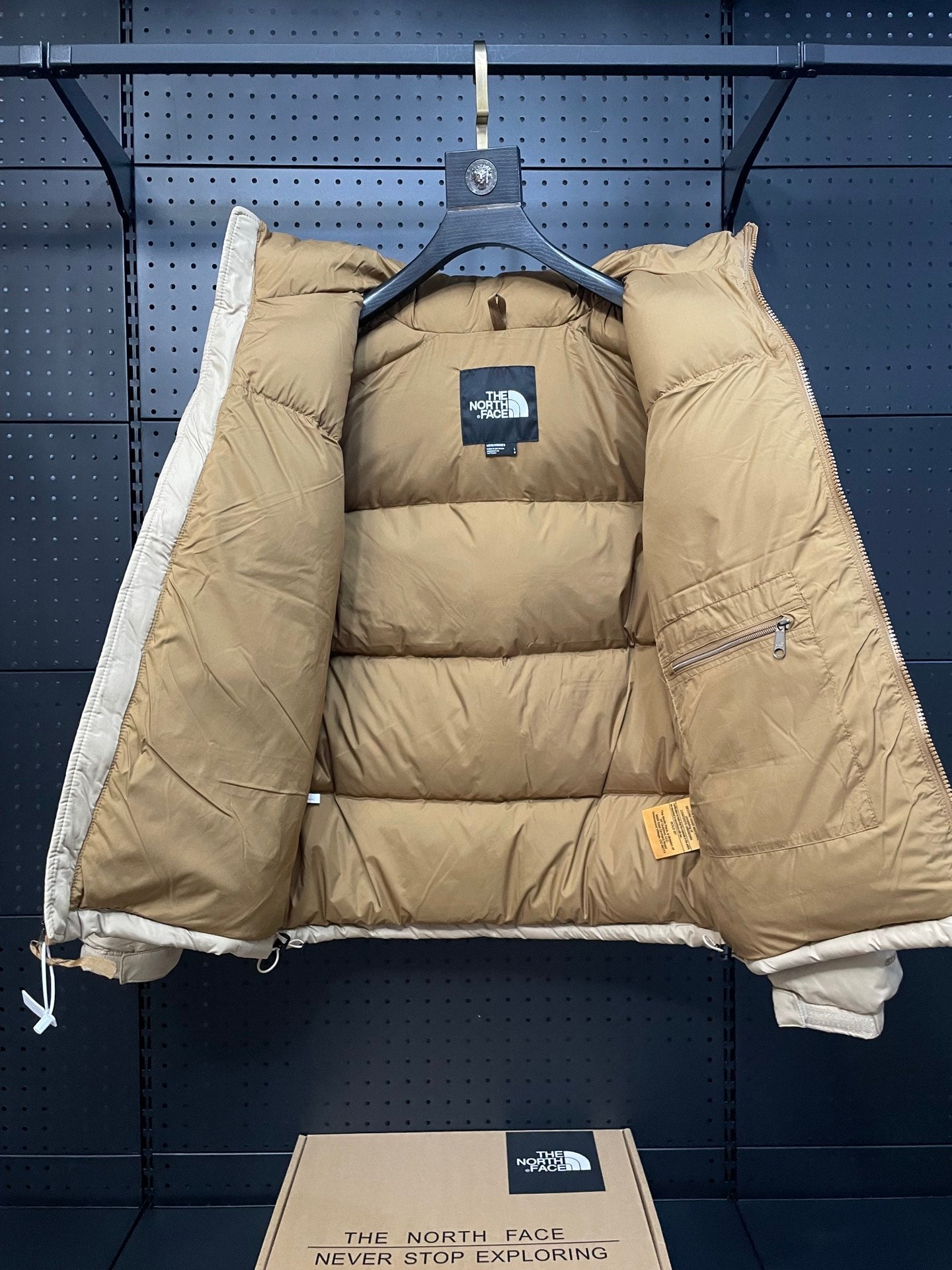 The North Face down jacket